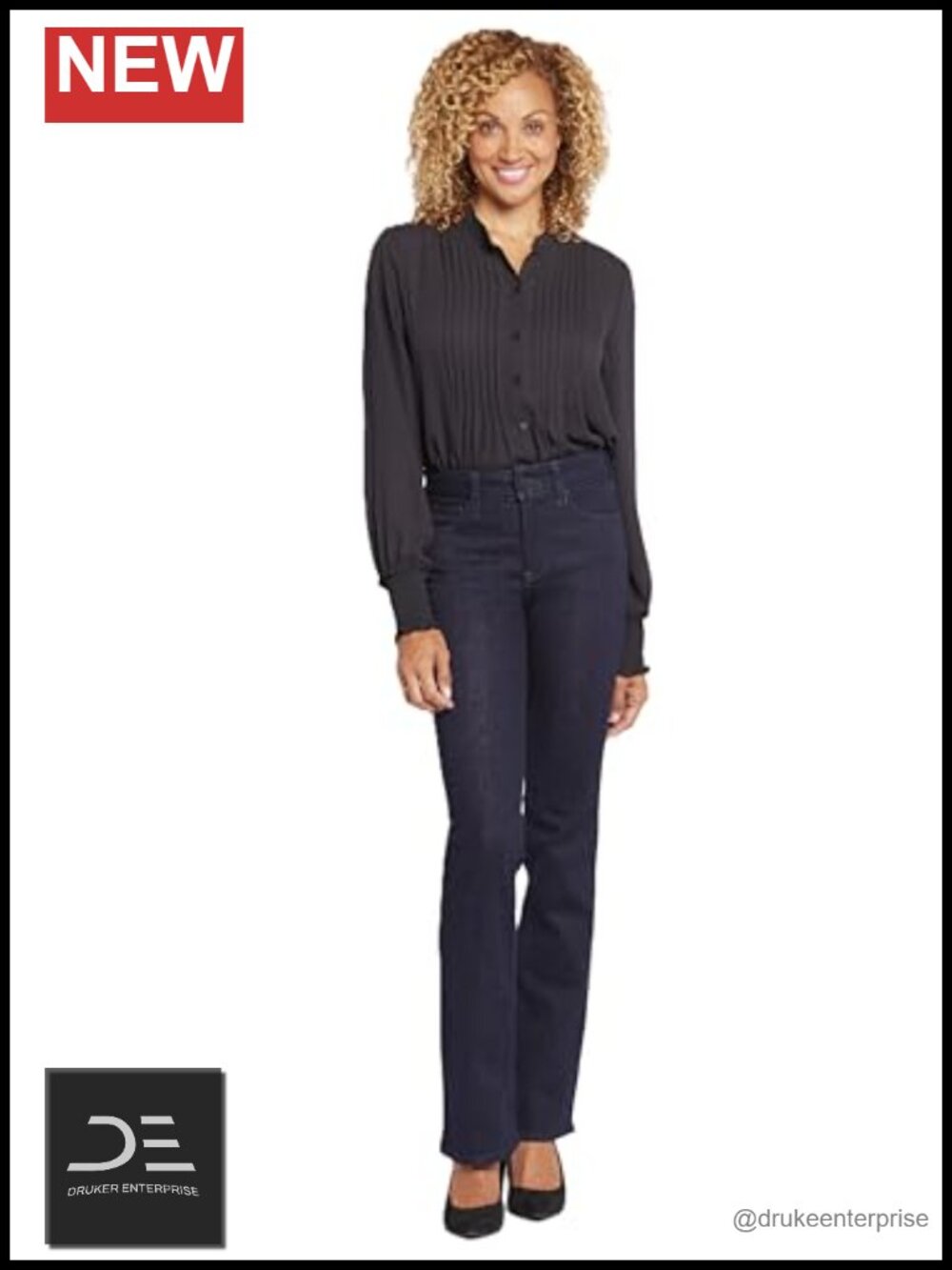 NYDJ Women's Plus Barbara Bootcut Jeans Lift Tuck Slimming Panel